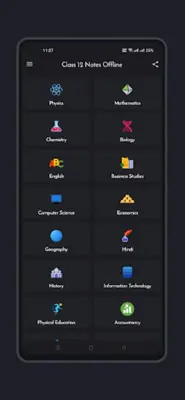 Class 12 Notes Offline android App screenshot 1
